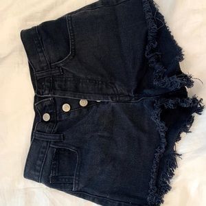 Denim shorts